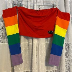 Delia’s Rainbow Crop Top